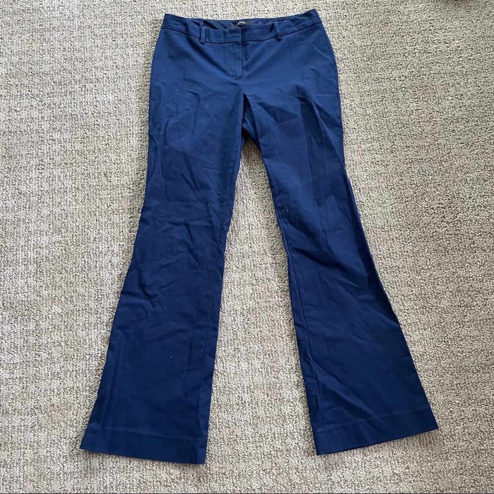 Tahari Navy Flare Pants